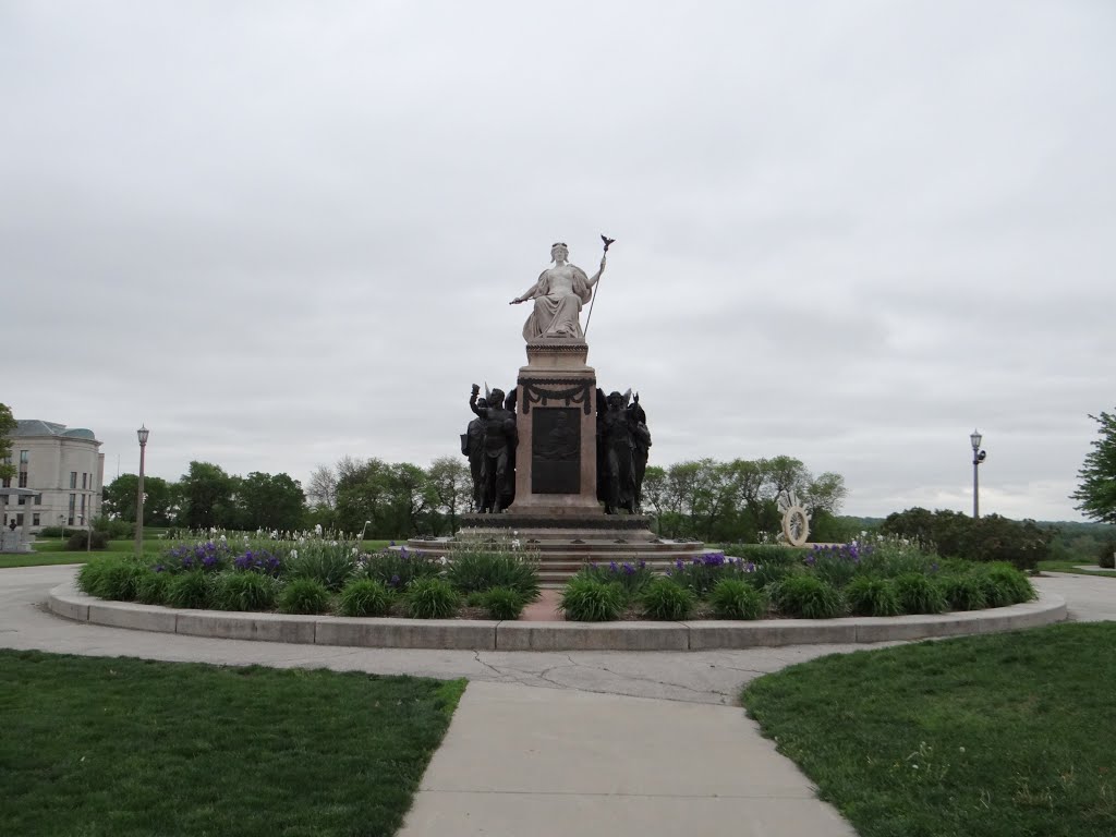 Allison Monument in the Iowa Capitol, IA by Gino Vivi