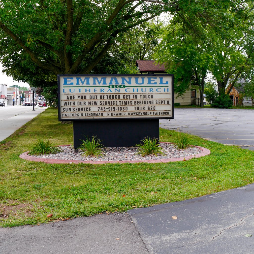 Emmanuel Lutheran Church road sign by D200DX