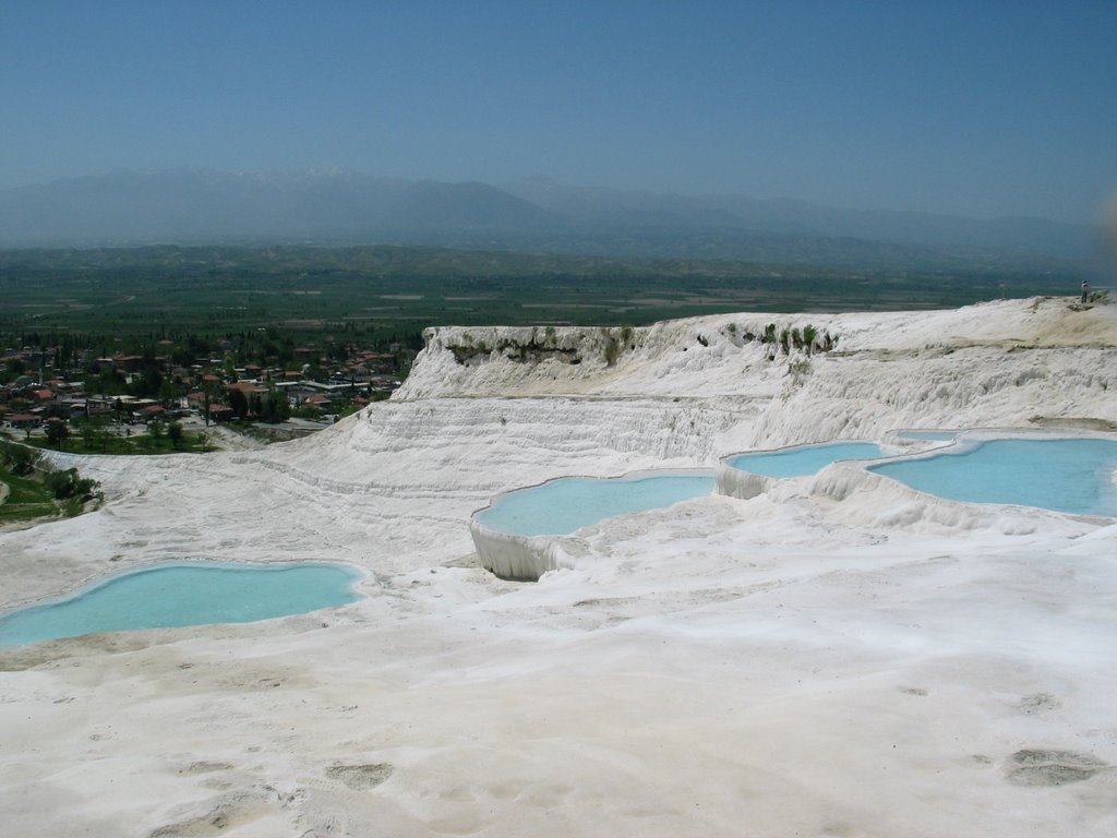 Pamukkale naturalne wapienne trawestyny by Jerzy Grzybowski