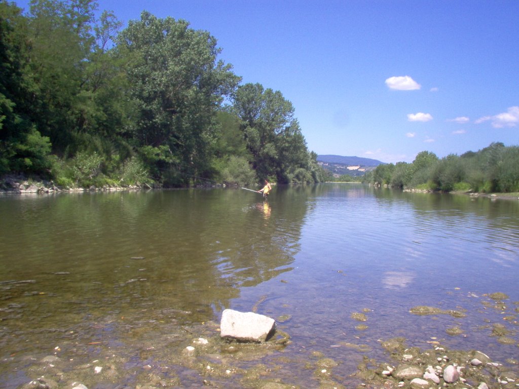 Arno a Figline by Riccardo Pggesi