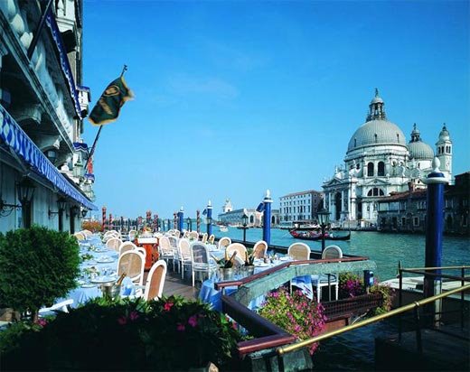 Terrace, Gritti Palace Hotel, Venice by Gordon Abben