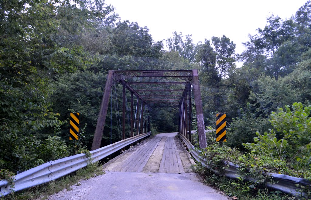 Single Lane Bridge Over Mill Creek by bnj47130