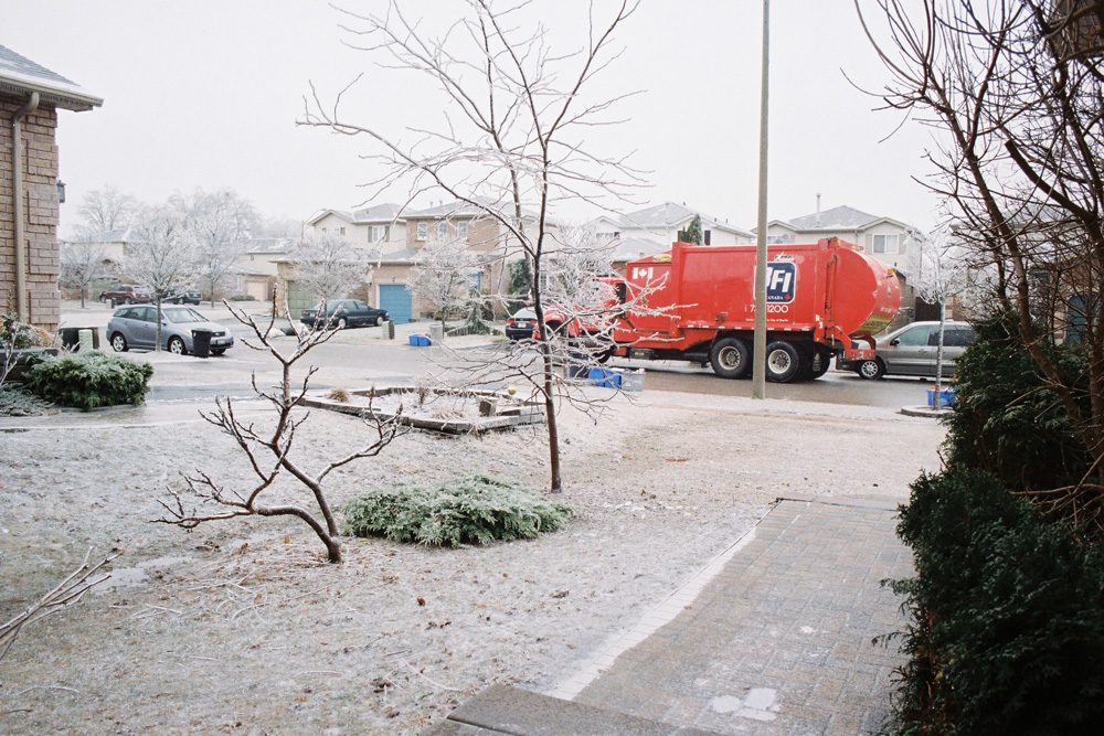 A front yard in Barrie, Canada April 2013 by Armagan Tekdoner