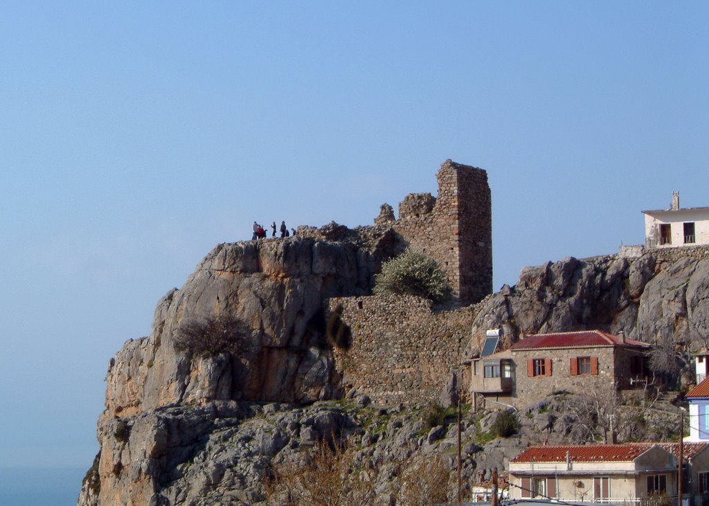 Byzantine Tower of Gattilusi at Samothrace by Vasilis Tourliadis