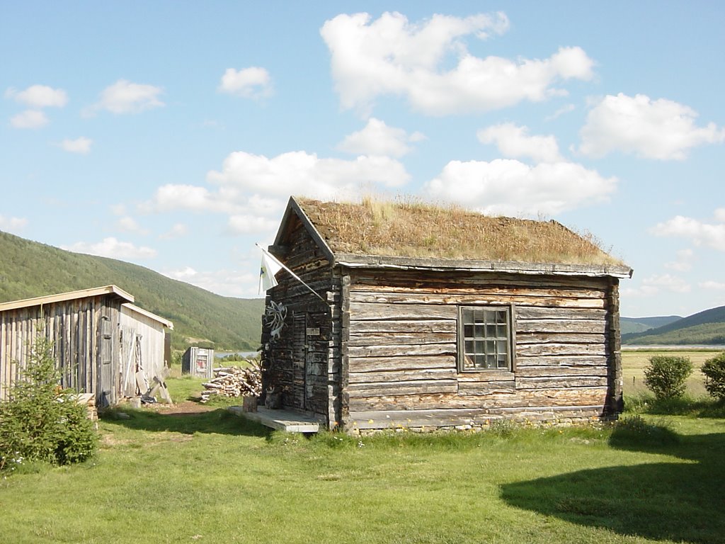 Old Cabin at Valjok (from 1797) by Frank M. Ingilæ