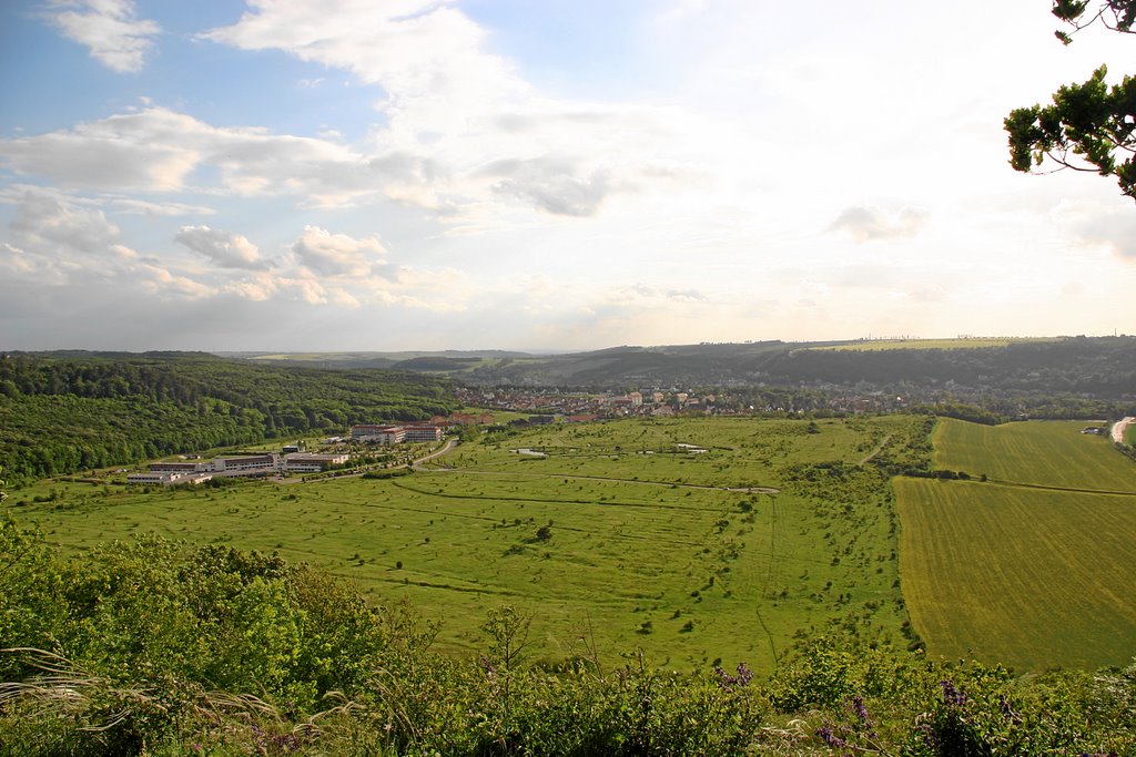 Aussicht vom Silberblick auf Bad Kösen by A.Flint