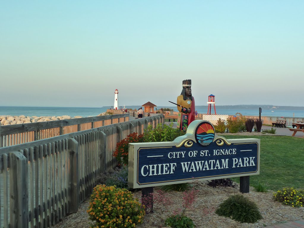 Historic Chief Wawatam Park, St. Ignace (MI) by FGuertin