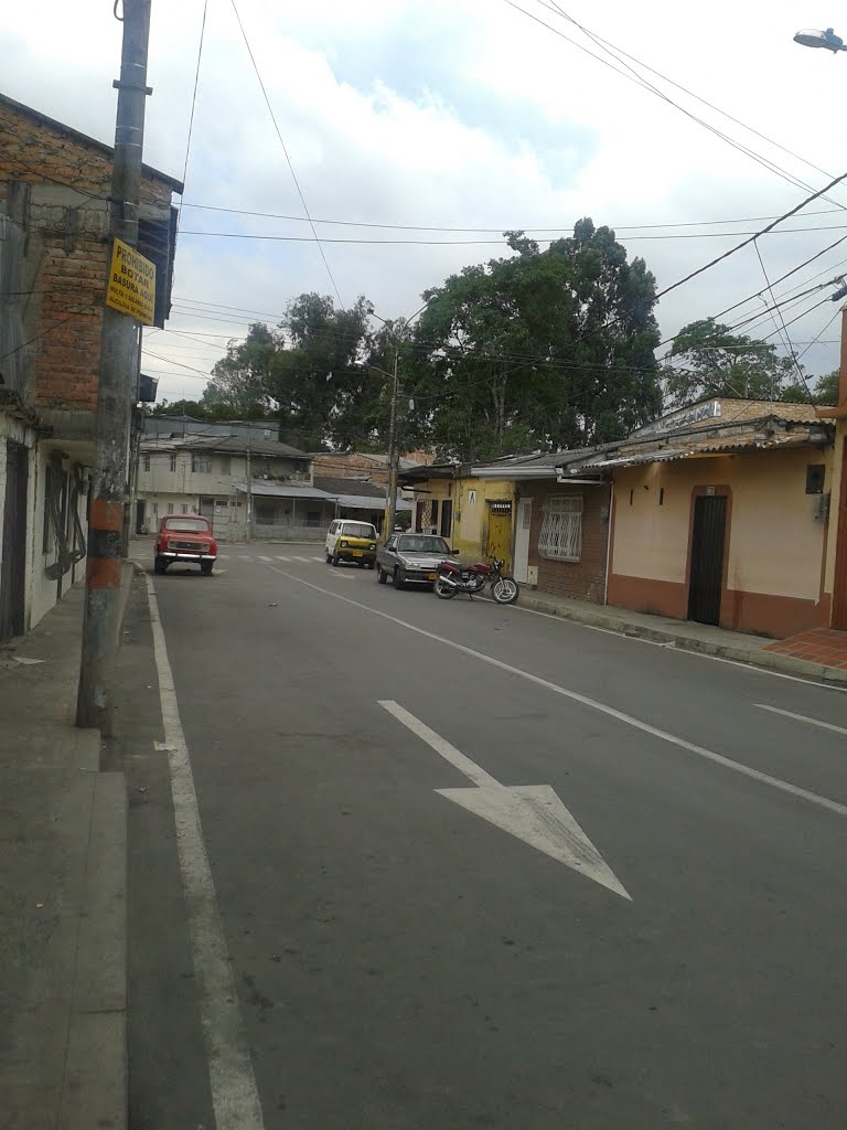 Popayán, barrio Cadillal, Calle 1 Norte con 13 by COLINKDS