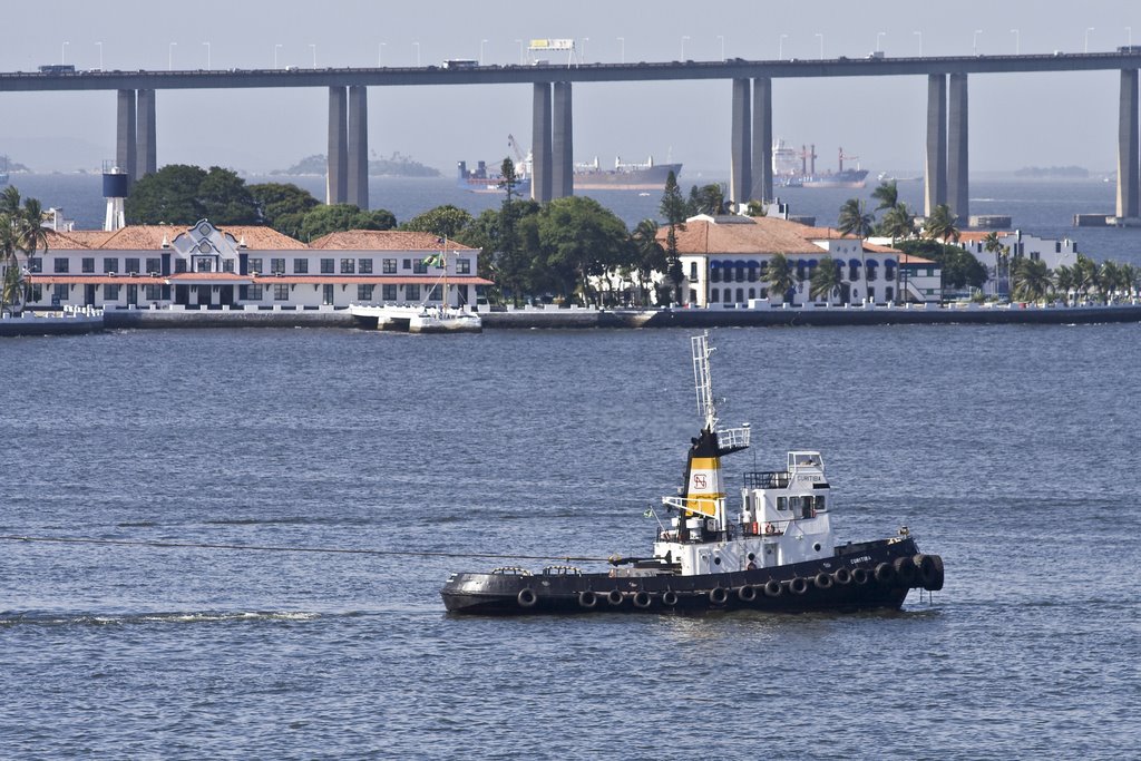 Ilha das Enxados, Pont Rio-Niteroi by SutterE