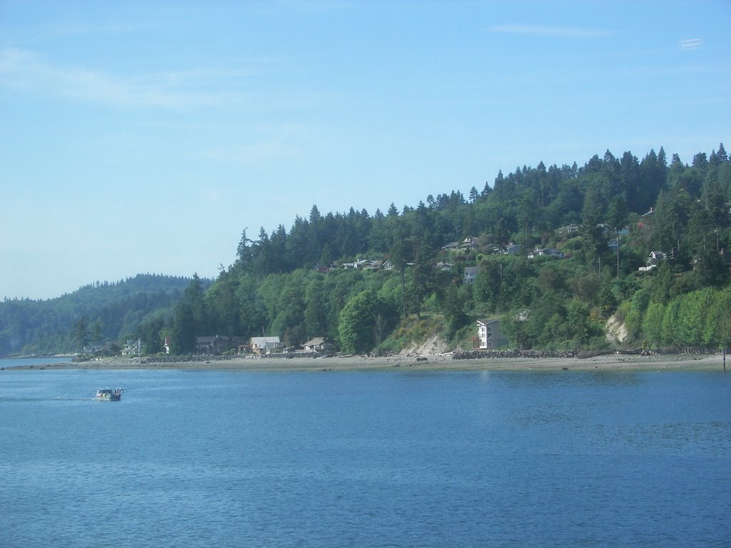 Bainbridge Island Ferry to Seattle by NaniGirl