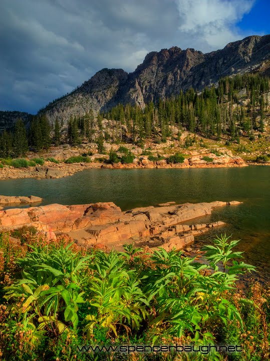 Cecret lake and devil's castle by spencer baugh