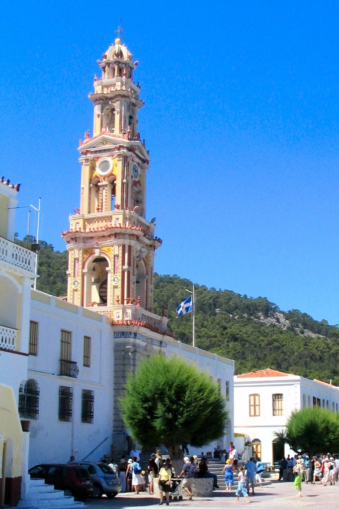 Symi. Panormitis. Monastyr Archanioła Michała. (06.2005) by Jacek Rudniewski