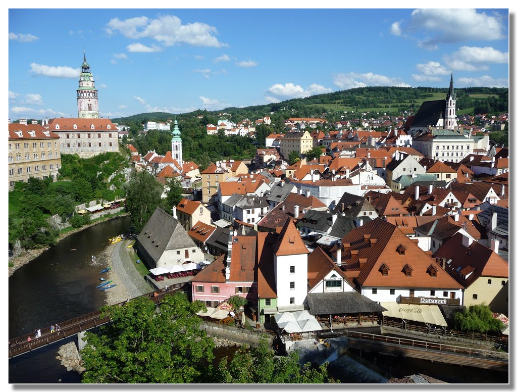 Panorama fiabesco di Cesky Krumlov by Rafl