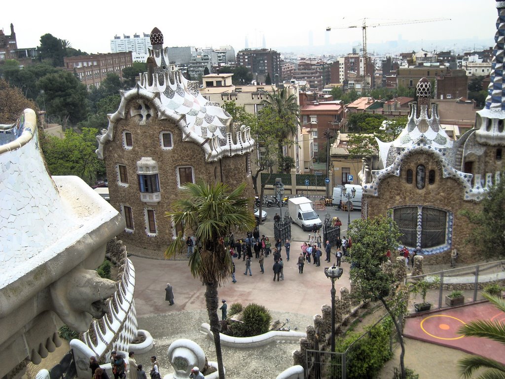 Entrance to Park Guell - 2008 by Serkan GÜRKAN