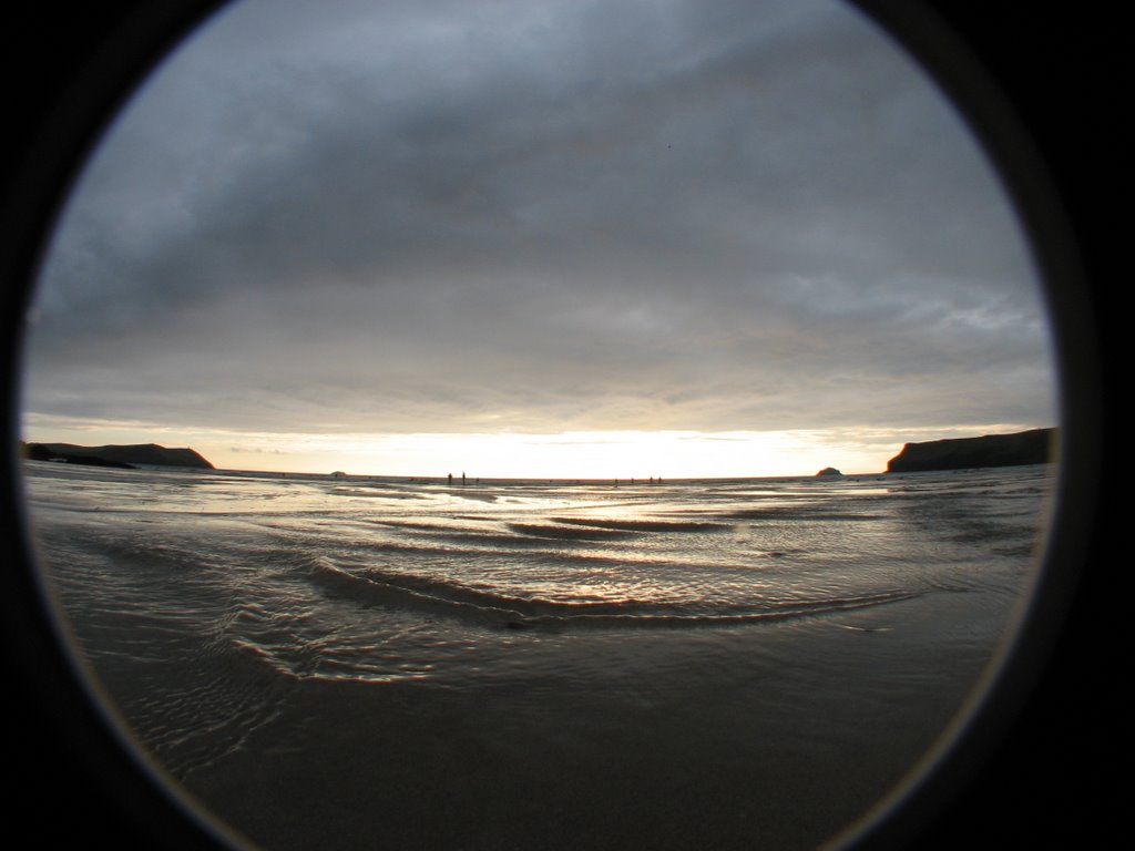 Fish Eye of Polzeath Horizon by Luke Wakeford