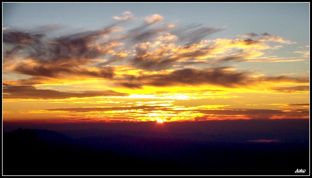 "ŽDIAR" - MAGURKA 1 193 m.n.m. - západ slnka by < JOKO >