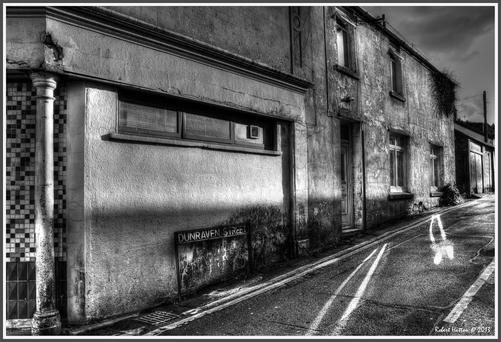 B&W street view by Robert Hatton