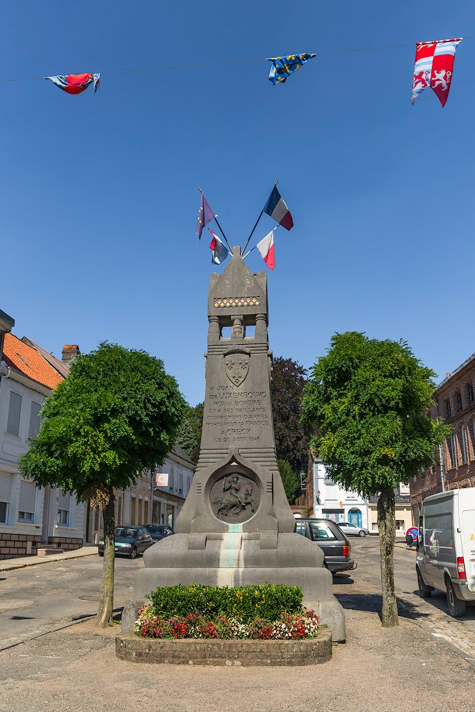 Monument à Jean de Luxembourg Crécy-en-Ponthieu by Berpiet