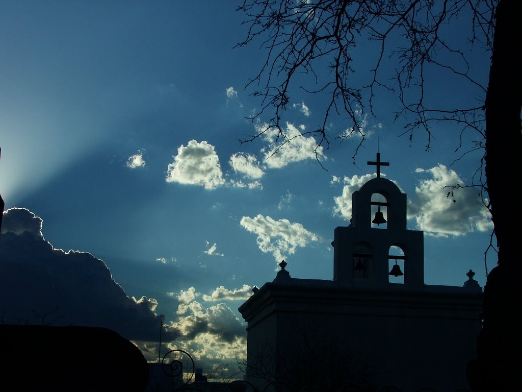 San Xavier Mission, Tucson AZ by Roberto Sassi