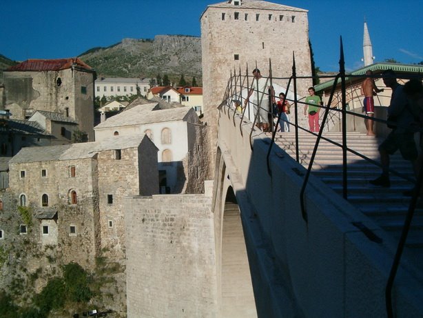 Mostar - Stari most (Old Bridge) by Nenad Markovic