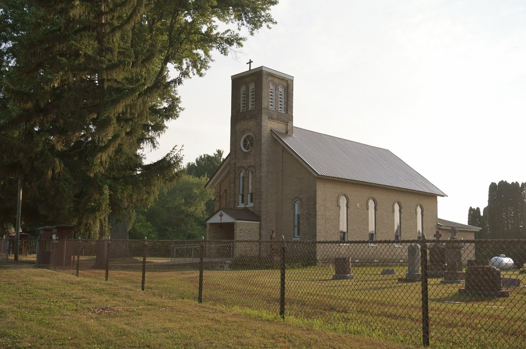 St. Andrew Catholic Church & cemetery by D200DX