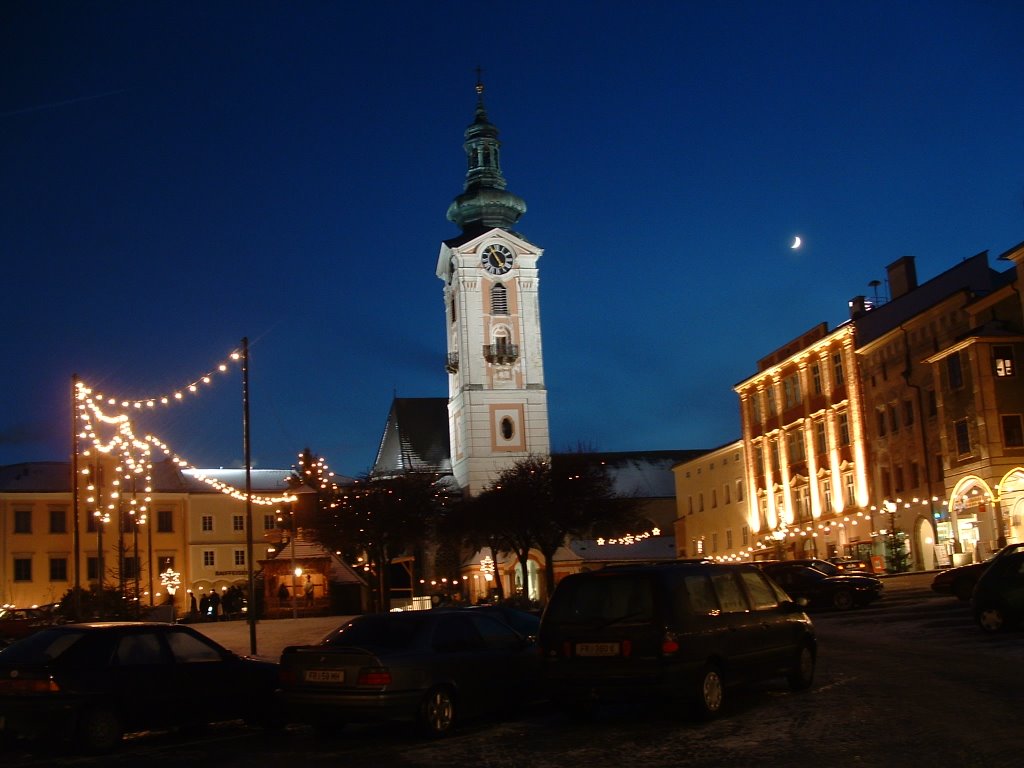 Freistadt by Night by Zdenek Zeman