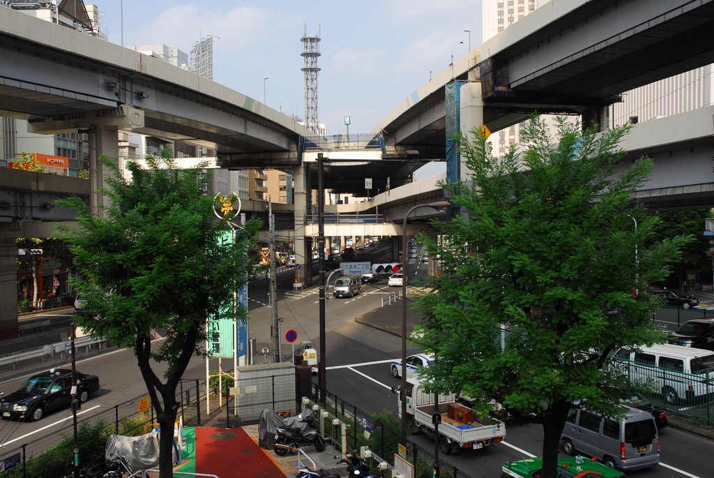 Tanimachi Expressway Junction by KaiGo