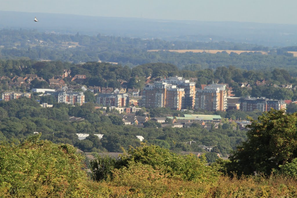 View to Basingstoke Technical Collage and flats beyond by SBower