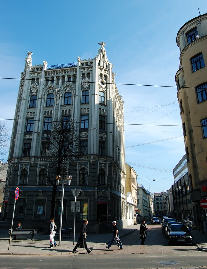 Corner Christian Baron/Perse/Rudolf Blaumann streets, RIGA by VonRIX