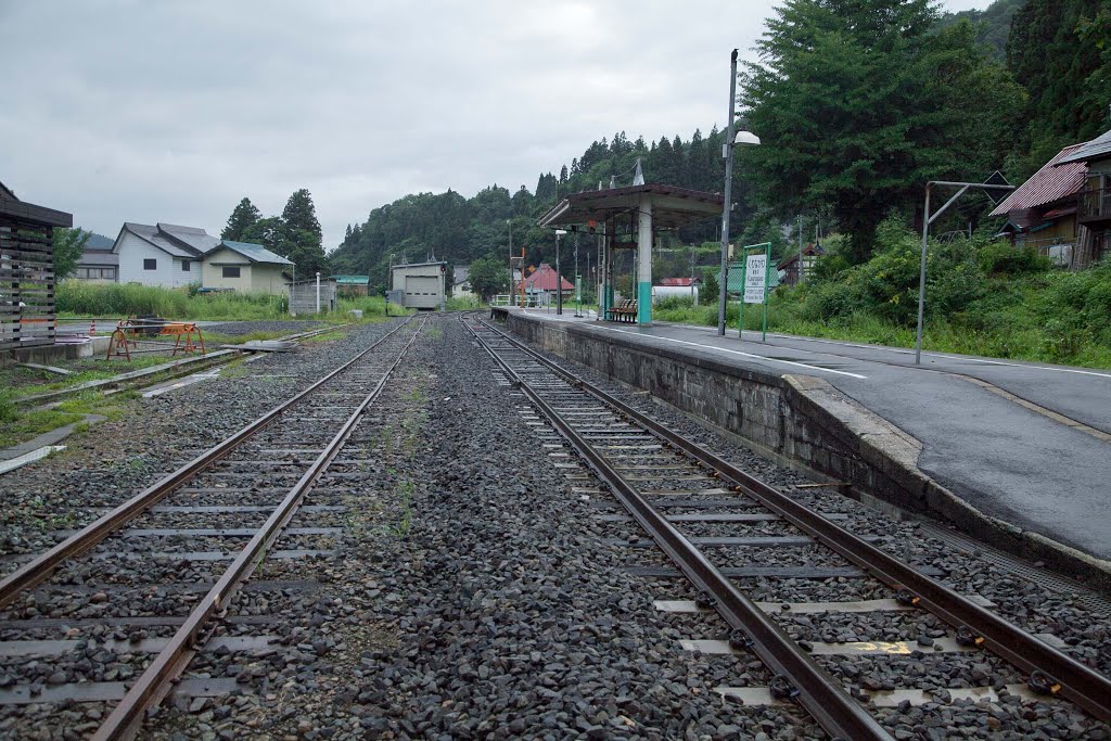 桑名川駅　JR飯山線　長野県飯山市 by nyanta2030