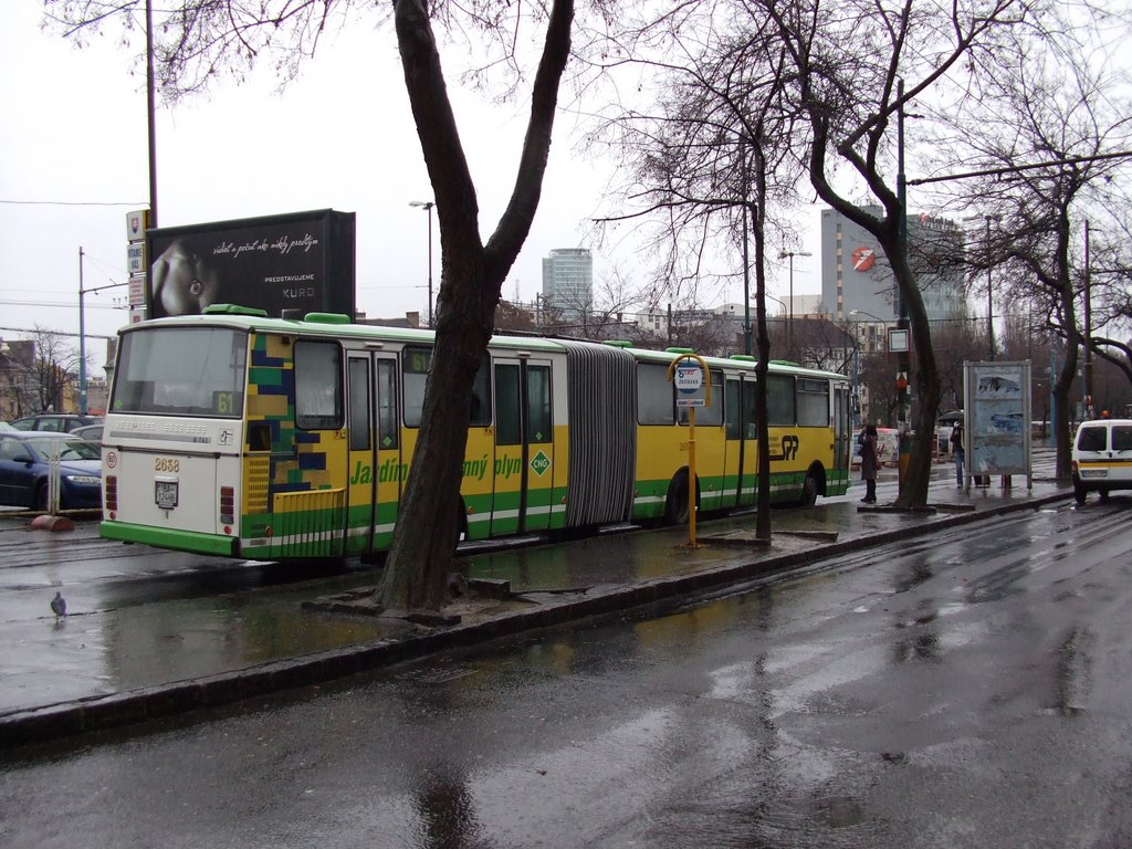 Autobus al aeropuerto en la estacion de tren by carlostalaverilla