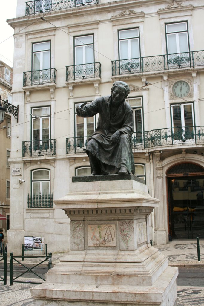 Lisboa - Largo do Chiado by M. G. Torres Portol1…