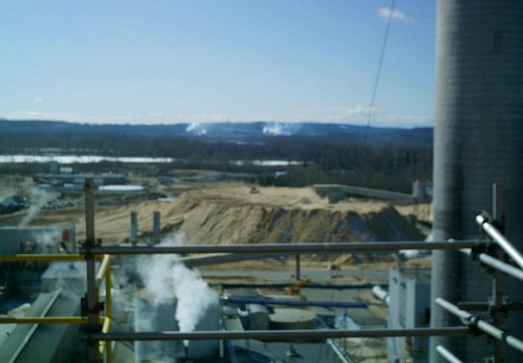 View from roof of Northwoods Pulp Mill by Gordon Niamath