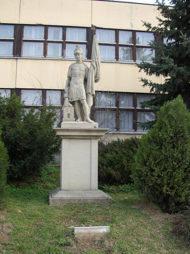 Statue of St. Florian, Gödöllő, Hungary by The Broccoli