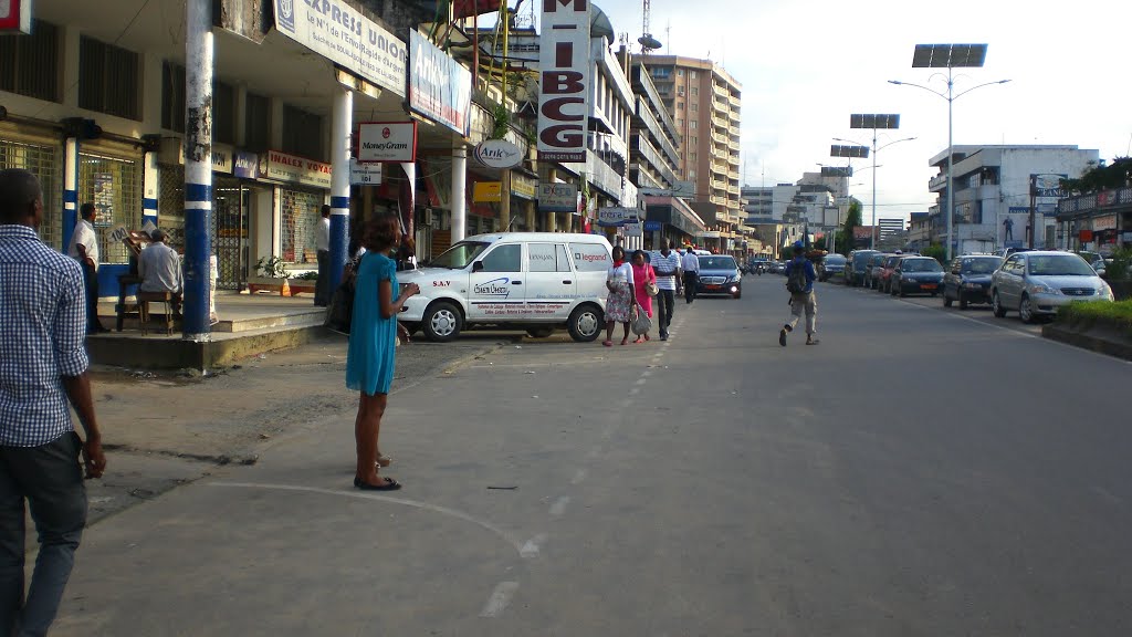 Waiting on street for Motorcycle taxi by POWER_1A