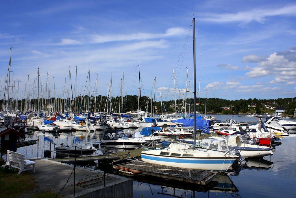 261 beautiful boats in august sunshine by Mona Lygre