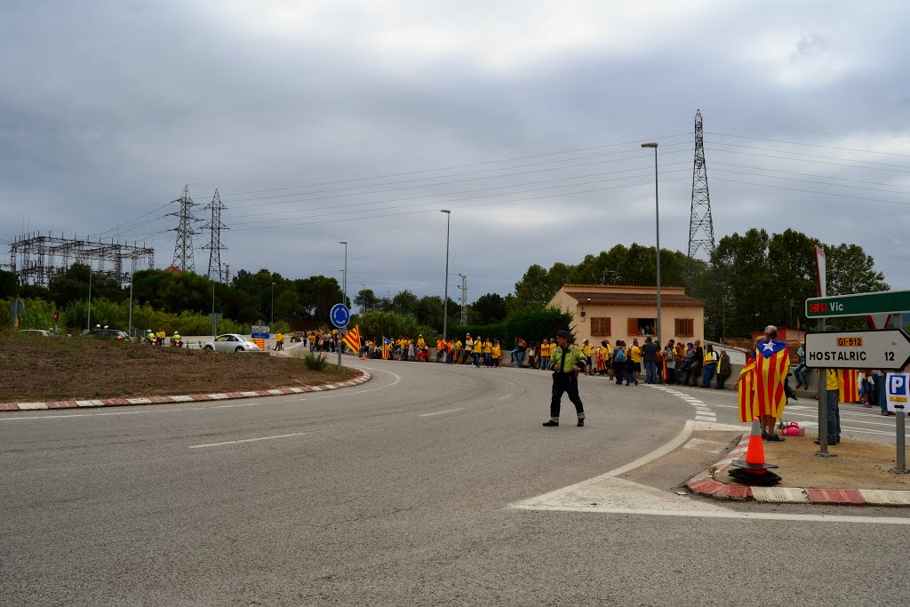 DIADA 11 DE SETEMBRE DE 2013 - VIA CATALANA - TRAM 532 - TORDERA by Yeagov