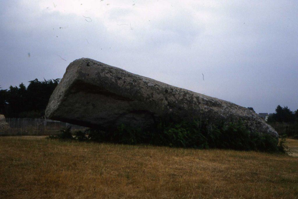 Menhir in Locmariaquer, 1991 by Hunsruecker