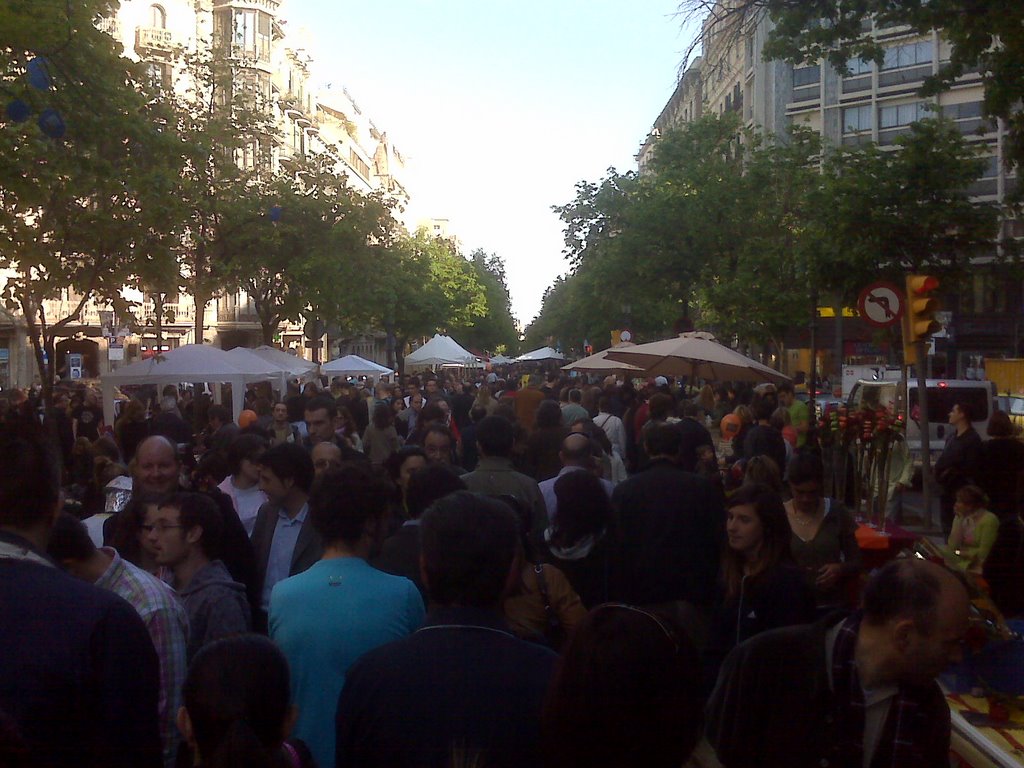 CATALUNYA-Barcelona-Diada de Sant Jordi 2008 by josep.cat