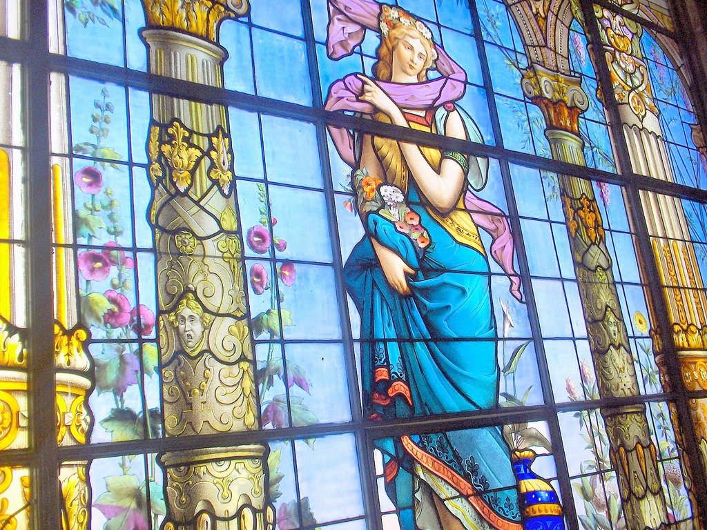 Vitral en el Castillo de Chapultepec by Mario Reyna Bonilla