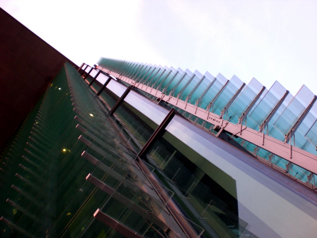 Berlin - Marie-Elisabeth-Lüders-Haus, Detail by Beschty