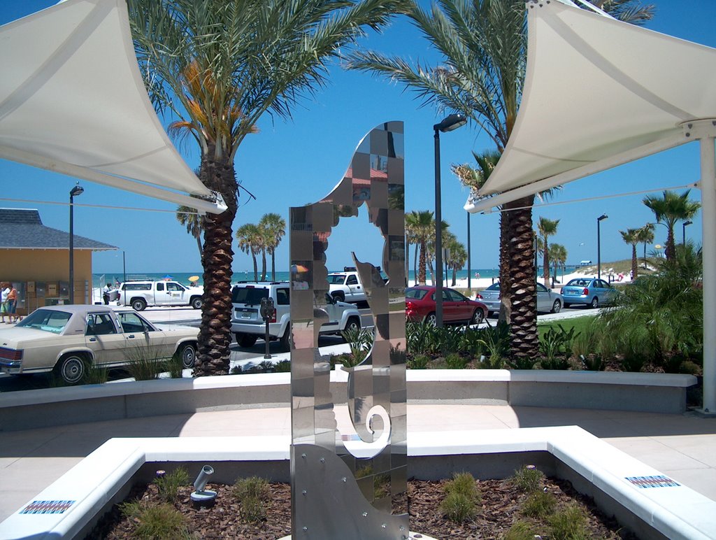 Clearwater Beach Walkway by ED McCoy