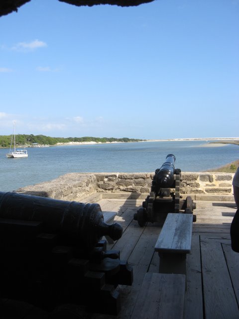 Fort Matanzas view down the river. by alex0125