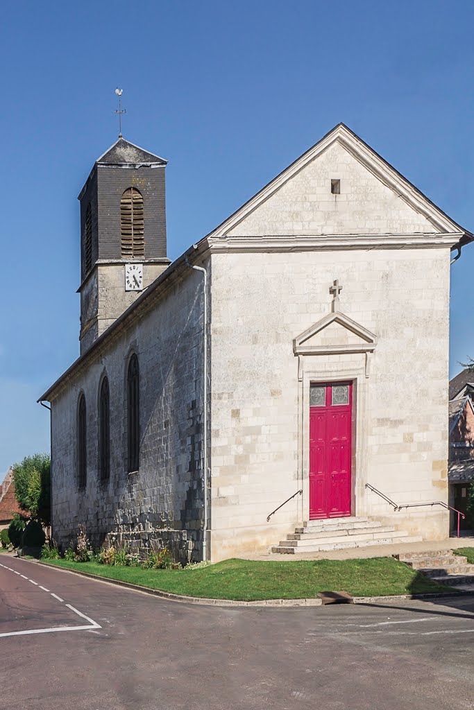 Église Saint Sébastien du XIVème Siècle de LE MESNIL - SUR - BULLES - 60130 by Pierre THIBAULT