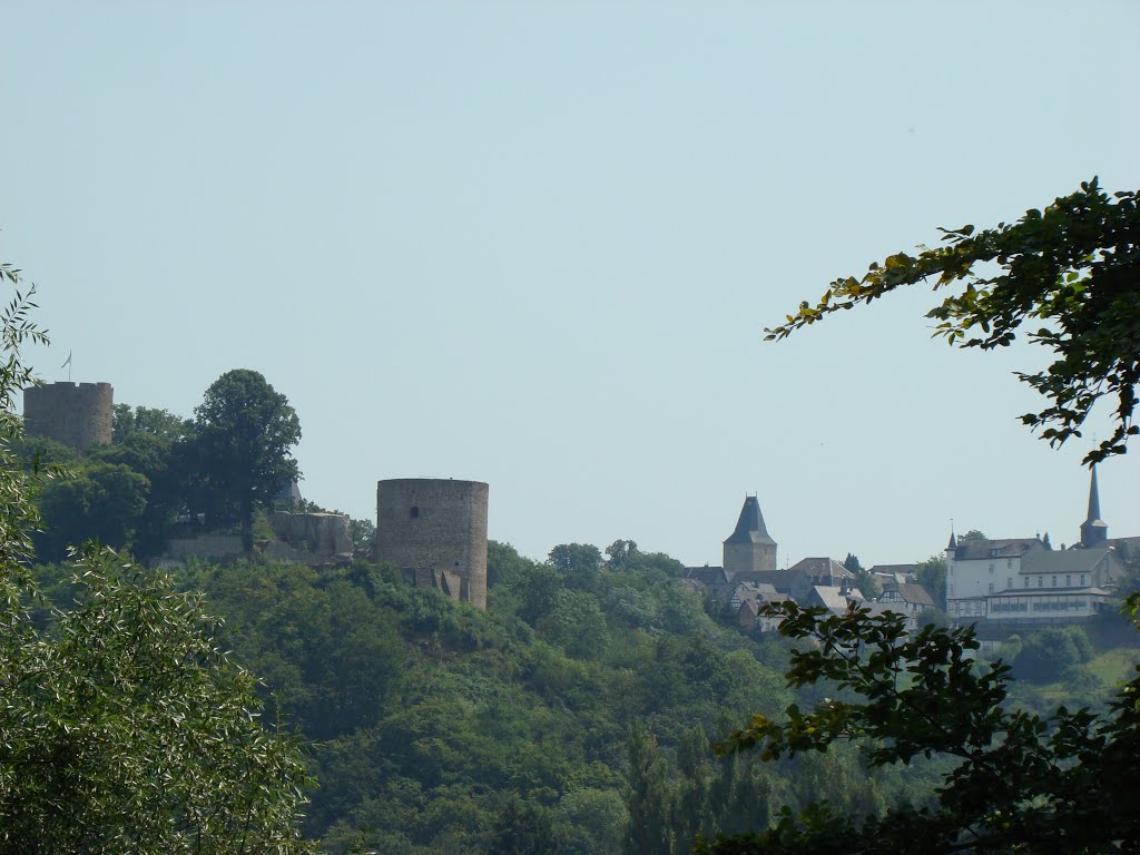 Bergisches Land (Die Stadt und Burg Blankenberg im Siegtal.) Juli 2012 by DortmundWestfalica