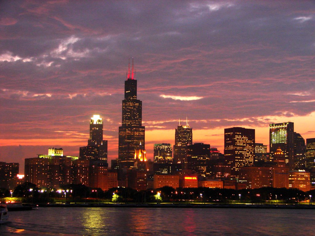 DSC00020 Chicago at Dusk 7/26/06 by Volkan YUKSEL