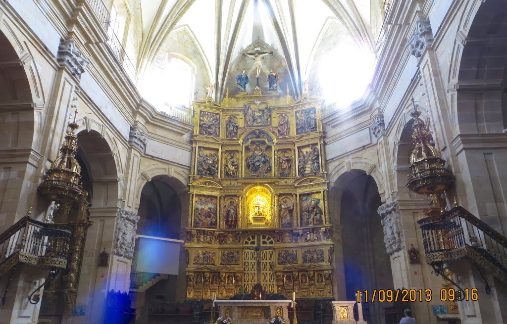 Altar Mayor barroco de Santa María de Uríbarri. Durango. España. by María Fernando