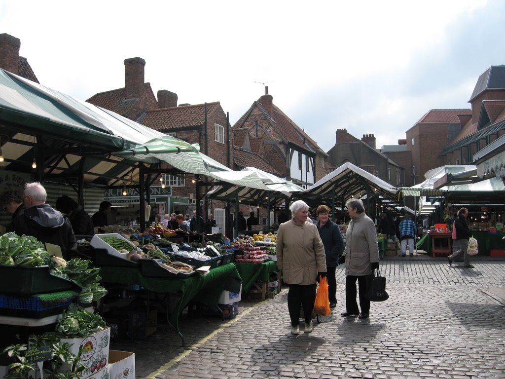 Newgate Market Stalls by John Winterbottom