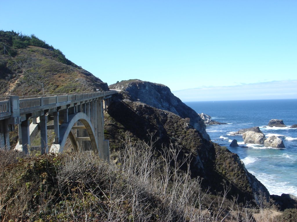 California Coast Hwy 1 by Dan Underwood