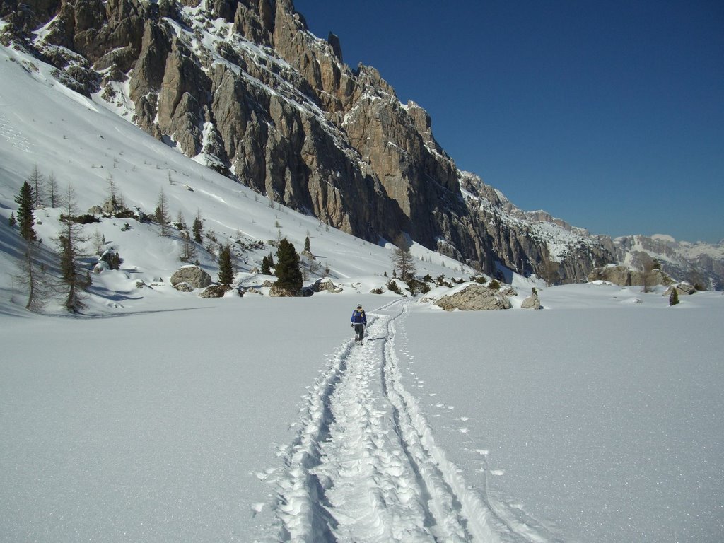 Da Forcella Ambrizzola verso Croda da Lago by Michele Benvegnu